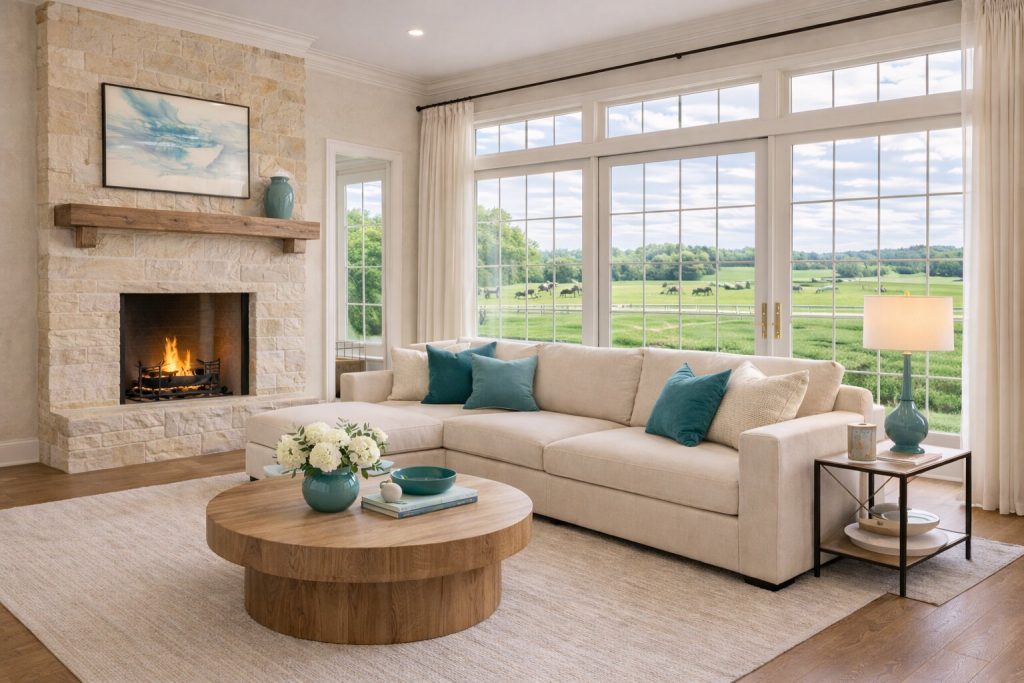 central kentucky real estate luxury living room